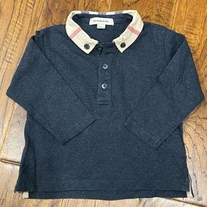 Burberry baby long sleeve polo